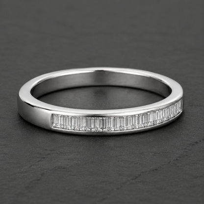Sudraba gredzens ar moisanītiem „Triple Diamond Via“