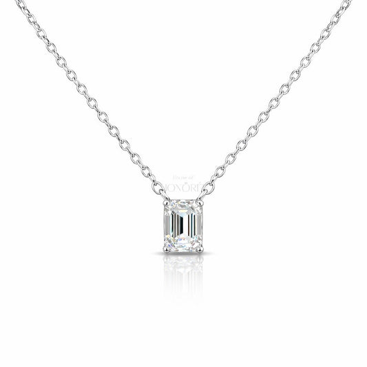 Sudraba ķēdīte ar moisanītu „Emerald“ – produkta galvenais attēls