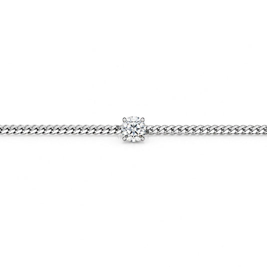 Sudraba aproce ar moisanītu „Vivienne“ – produkta galvenais attēls